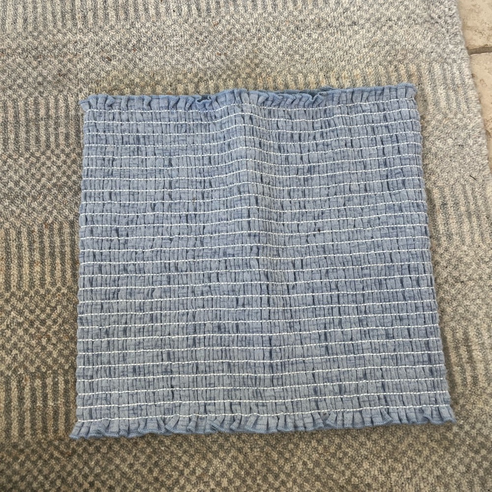Brandy Melville/ John Galt blue tube top ruched
